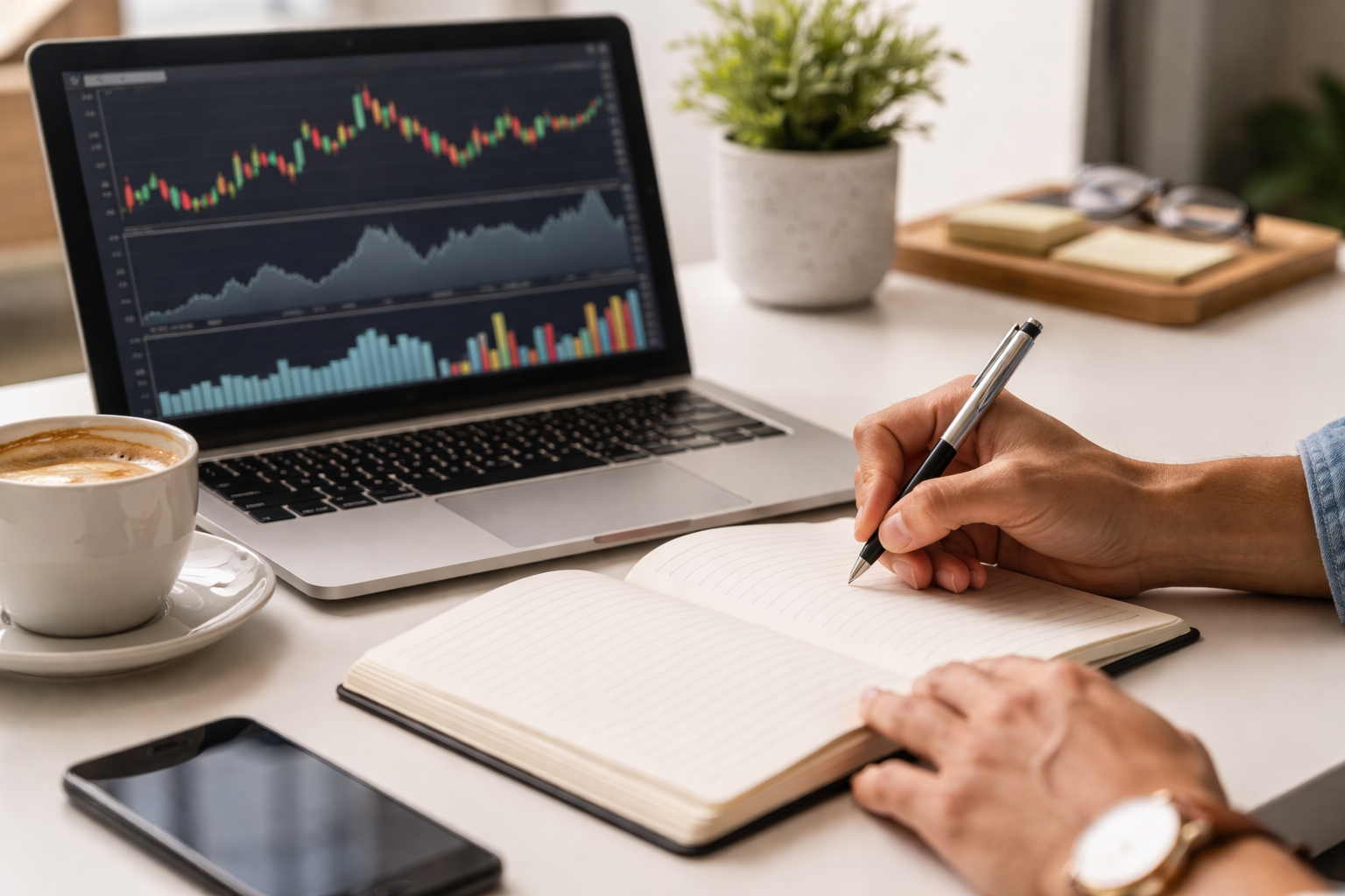 Profesionales argentinos en oficina moderna (imagen ilustrativa)